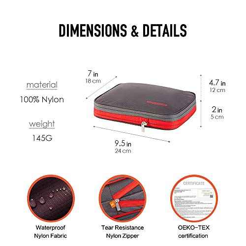 Compression Packing Cube 4L Waterproof Travel Organizer