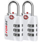 Open Alert TSA Approved Luggage Locks (2 Count)