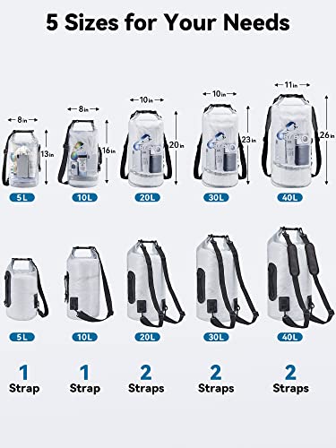 Dry Bag Waterproof Backpack with Phone Case