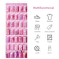 35 Pockets Over the Door Shoe Organizer