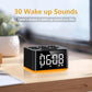 3-in-1 Sound Machine White Noise Machine Dual Alarms 12 Color Night Lights 30 Soothing Sounds 15 Wake Up Sounds 32 Volume for Baby Adults Kids Sleep Timer Memory Function Backup Battery Alarm Clock