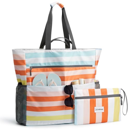 Beach Bag Waterproof Sandproof Large Capacity Foldable for Women