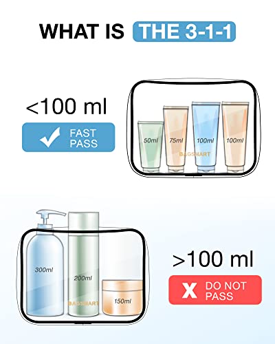 Clear Toiletry Bag 3 (3 Count)