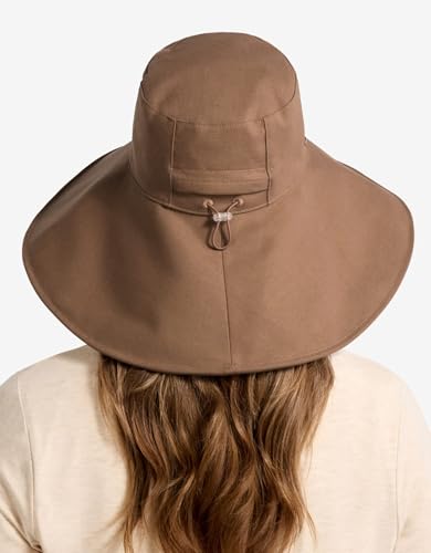 Women's Ultra Wide Cotton Linen Hat UPF 50+
