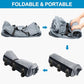 120L Foldable Rolling Duffel Bag with 3 Wheels