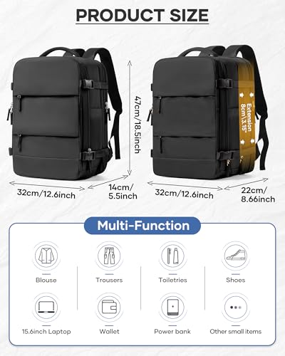 Vacuum Backpack Travel with Pump