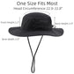 UPF 50+ Sun Protection Hat for Women Ladies Sun Hat Quick Dry Summer Beach Hats Foldable Outdoor Safari Hats Black