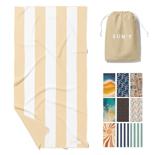 Waffle Microfiber Beach Towel