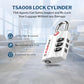 Open Alert TSA Approved Luggage Locks (2 Count)