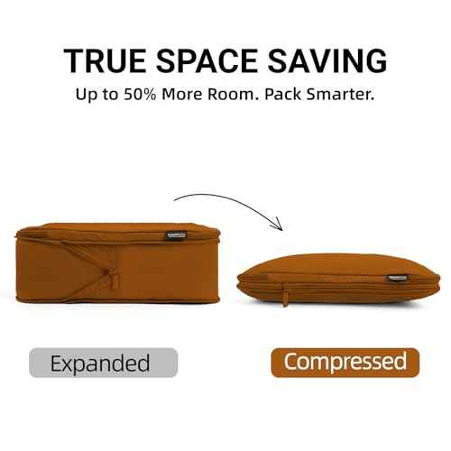 4 Piece Compression Packing Cubes for 3 (4 Count)