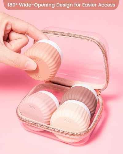 Travel Containers for Toiletries 4 Pack (4 Count)