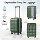 20 Inch Expandable Carry On Luggage Airline Approved