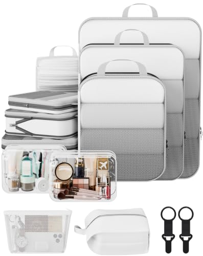 11 Set Compression Packing Cubes for Travel Essentials (11 Count)