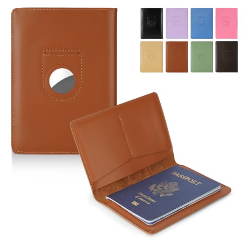 Full Grain Leather Passport Holder Cover for Men and Women Travel