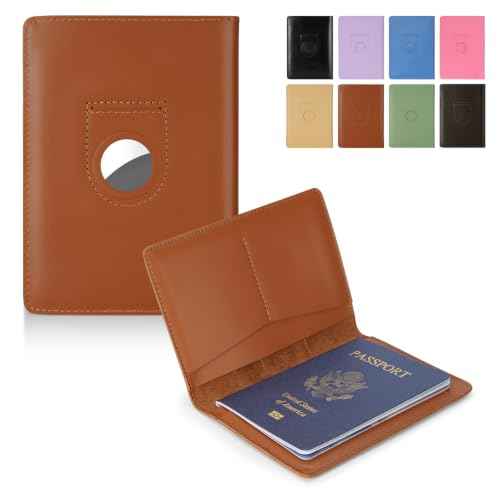 Full Grain Leather Passport Holder Cover for Men and Women Travel