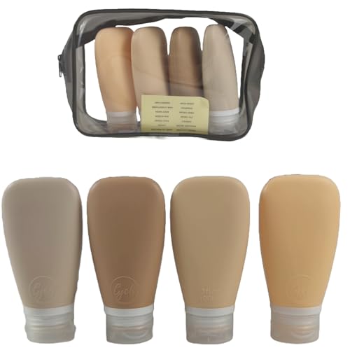 Travel Bottles for Toiletries (4 Count)