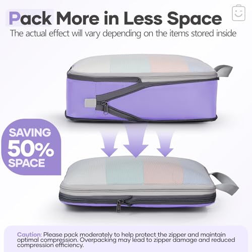 9 11 Set Compression Packing Cubes for Travel Essentials (9 Count)