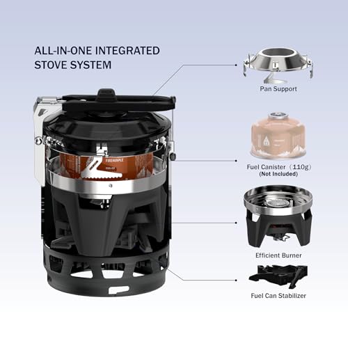 Fixed Star 3 Backpacking and Camping Stove System