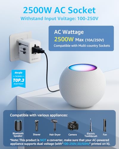 Pro” Universal Travel Adapter 3 USB