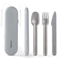 Felix Compact Portable stainless steel Cutlery set with case