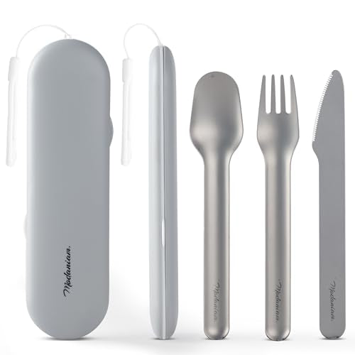 Felix Compact Portable stainless steel Cutlery set with case