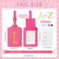 Personalized Initial Luggage Tags for Suitcase