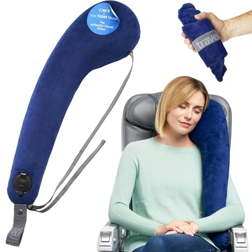 All-in-One Travel Neck Support & Body Pillow - Blue