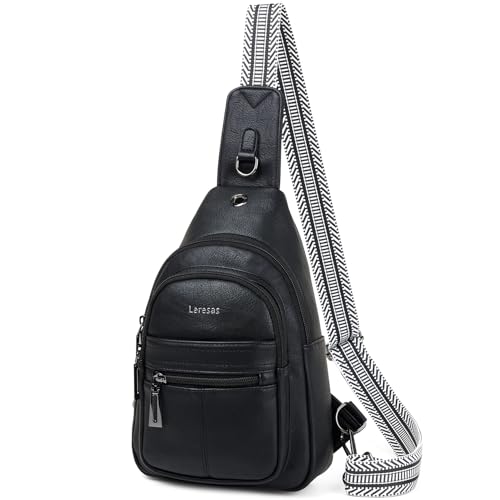 7L Sling Bag for Women Vegan Leather Crossbody Purse Chest Bags Fashionable Trendy Fanny Pack with Travel
