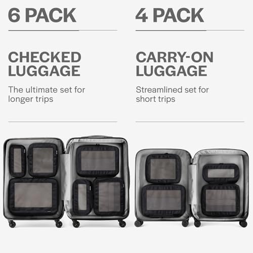 Compression Packing Cubes for Travel (4 Count)