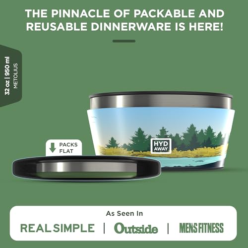 1 Quart Collapsible Insulated Bowl with Lid
