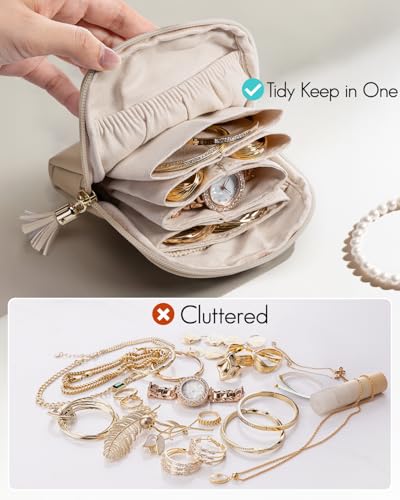 Small Travel Jewelry Case