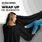 Lightweight Airplane & Travel Blanket with Foot Pockets