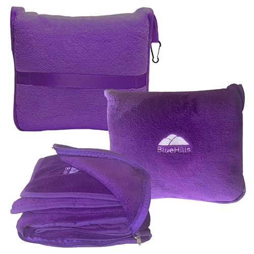 Premium Soft Travel Blanket Plush Airplane Long Flights
