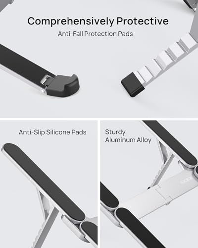 Innovative & Ultra Compact】SODI Foldable Laptop Stand for Desk