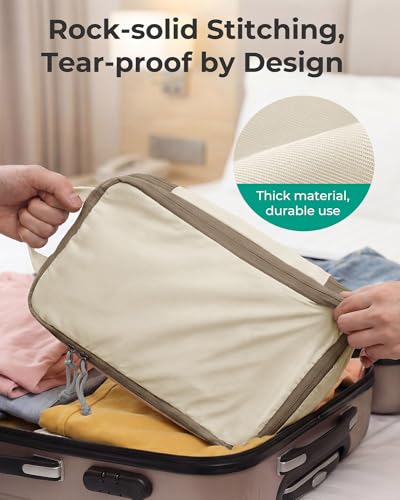 6 Set Compression Packing Cubes for Travel (6 Count)