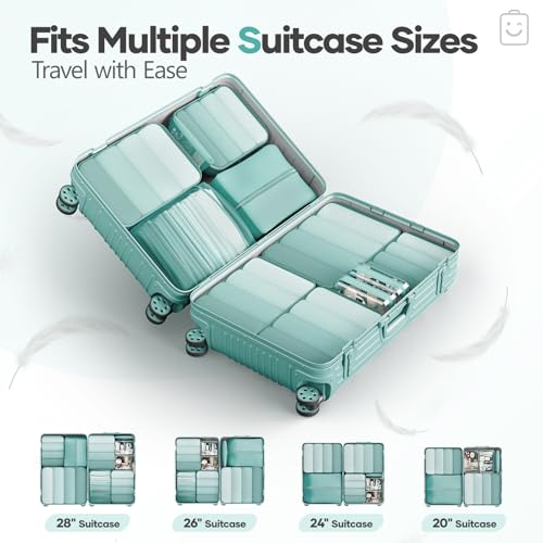 11 Set Compression Packing Cubes for Travel Essentials (11 Count)