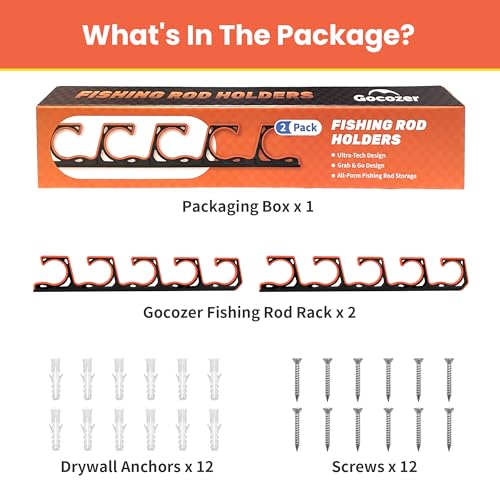 Fishing Rod Holder for Garage