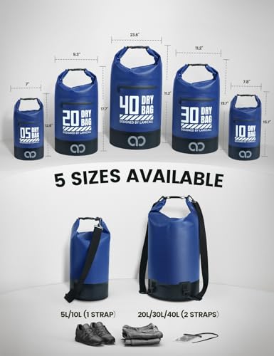 Dry Bag Waterproof Backpack with Phone Pouch 5L