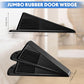 8 Pcs Heavy Duty Rubber Door Stops Wedge Stackable (8 Count)