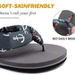 Flip Flops for Women Arch Support Summer Beach Sandals Grey Size 8