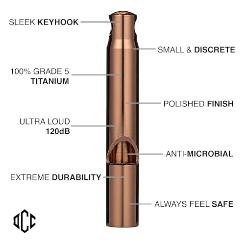 TiWhistle Titanium Emergency Whistle