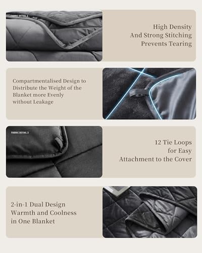 Queen Size Weighted Blanket for Adults 20lbs