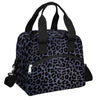 Leopard Cheetah Galaxy Insulated Lunch Bag for Women Girl Reusable Lunch Tote Box With Shoulder Strap Lightweight Thermal Cooler Meal Prep Bag for Work School Office Picnic (print 1)