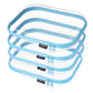 Clear Hard Shell Zipper Cases (4 Count)