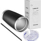20oz Tumbler with Lid and Straw Stainless Steel Tumbler Cup Bulk Vacuum Insulated Double Wall Travel Coffee Mug Powder Coated Coffee Cup (6 Count)