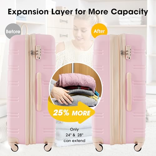Luggage set 13 Piece 16 20 24 28 IN Hardside Suitcase with Bags (13 Count)