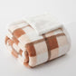 Super Soft Faux Rabbit Fur Sherpa Fleece Throw Blanket