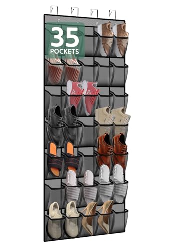 35 Pocket Over the Door Shoe Organizer (35 Count)