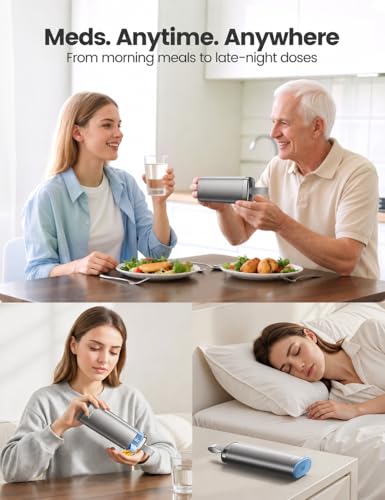 Metal Pill Organizer 2 Times a Day