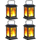 Solar Lantern Outdoor Flickering Flame Hanging Solar Lights (4 Count)